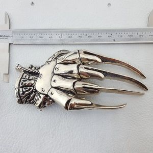 Friday the 13th Freddy Claw Belt Buckle